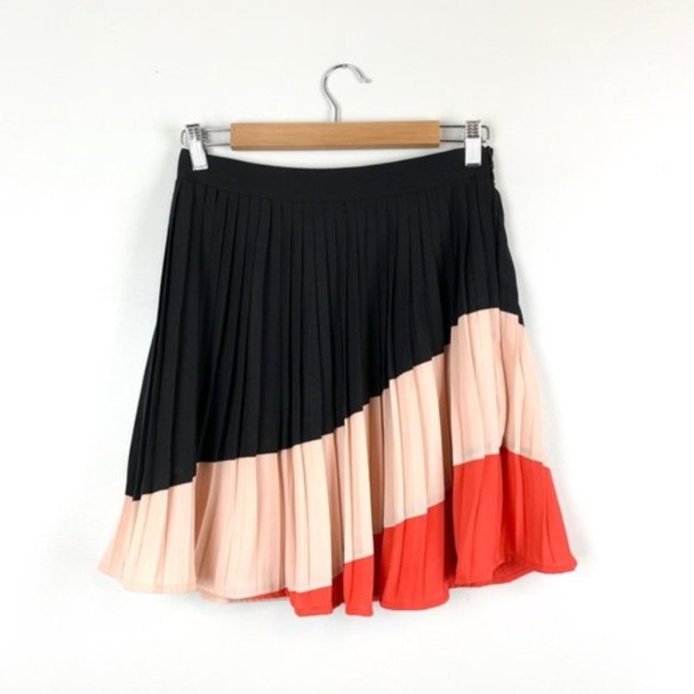 Anthropologie Maeve Sian colorblock pleated skirt (size S) - Picture 11 of 15